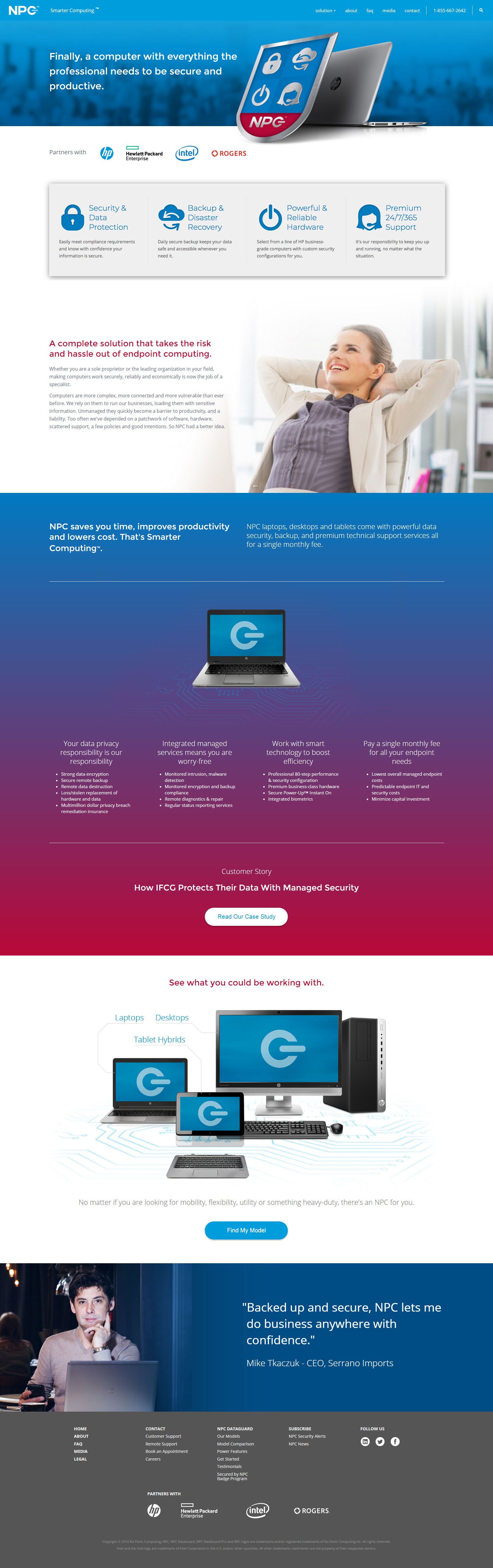 NPC homepage